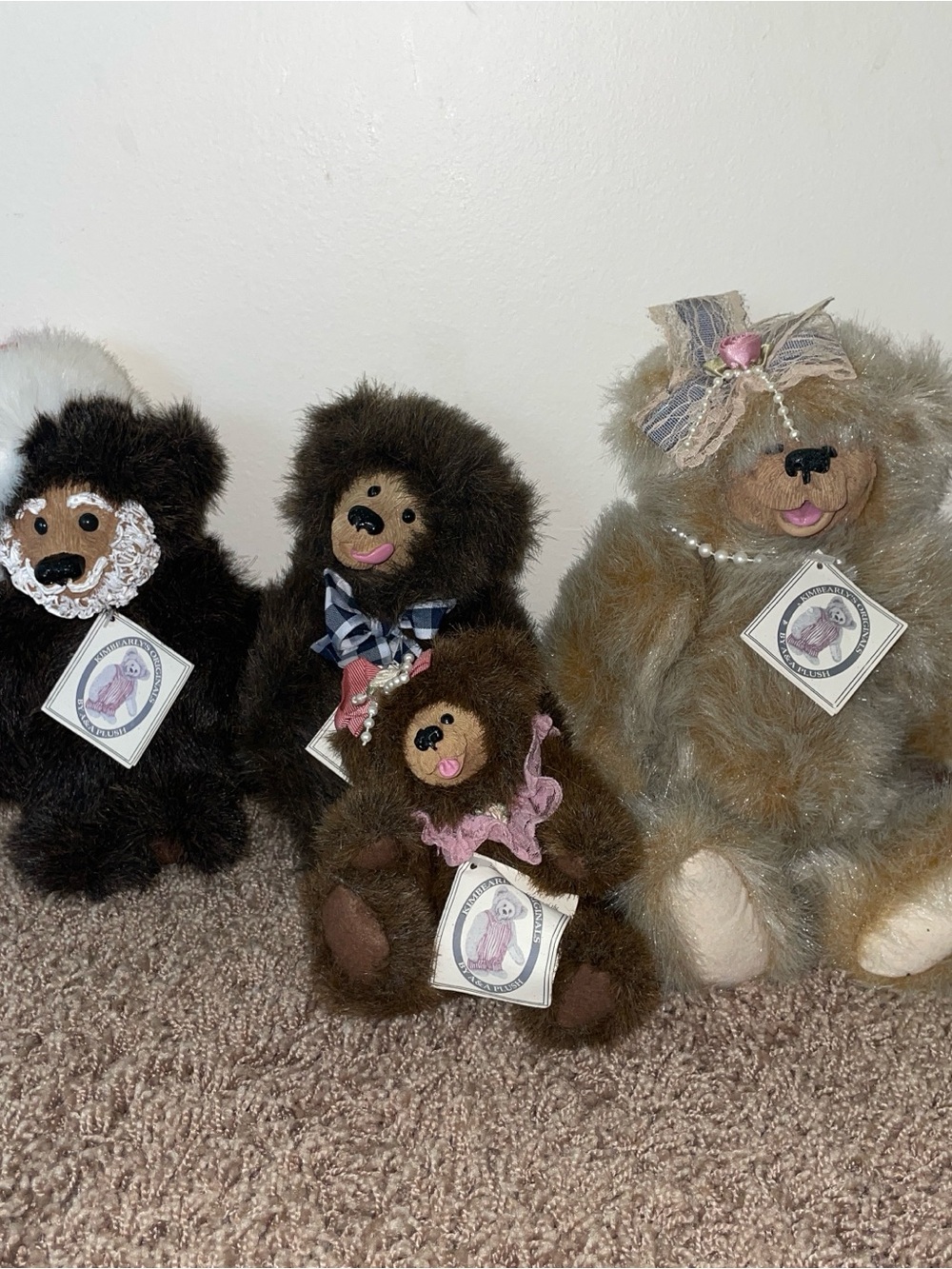 Collectable Kimbearlys‎ Bear lot -resin face